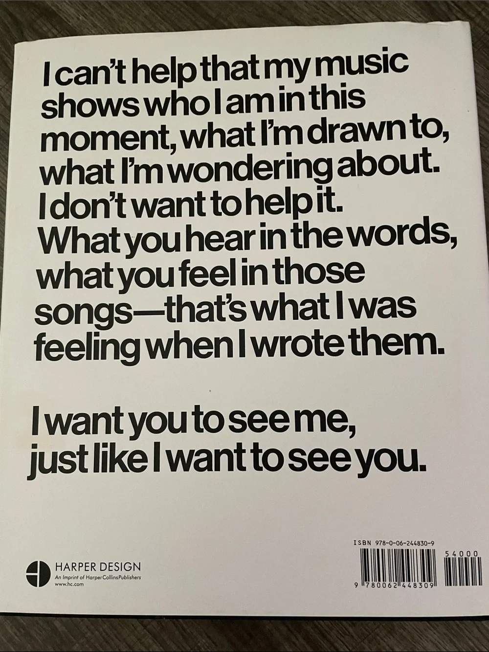 Justin Timberlake Hindsight All the things I can’t see in front of me